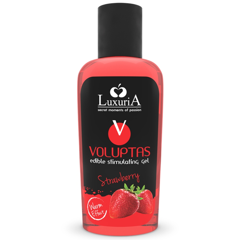 INTIMATELINE LUXURIA - VOLUPTAS GEL DA MASSAGGIO ALIMENTARE EFFETTO RISCALDANTE - FRAGOLA 100 ML