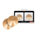 COQUETTE CHIC DESIRE - NIPPLE COVERS GOLDEN CIRCLES