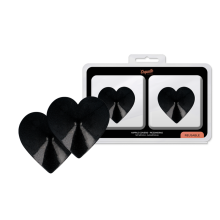 COQUETTE CHIC DESIRE - NIPPLE COVERS BLACK HEARTS