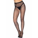 LEG AVENUE - FISHNET CROTHLESS TIGHTS