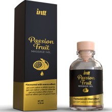 INTT MASSAGE ORAL SEX - GEL DA MASSAGGIO AL GUSTO DI FRUTTO DELLA PASSIONE CON EFFETTO CALORE