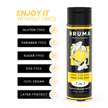 BRUMA - PREMIUM MASSAGE HOT OIL PINA COLADA 3 IN 1 - 100 ML