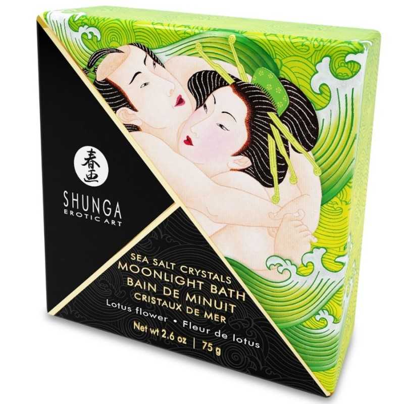 SHUNGA - LOTUS FLAVORED BATH OR SALTS 75 GR