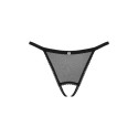 OBSESSIVE - CELIA NOIR OUVERT THONG XL/XXL