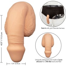 CALEXOTICS - EMBALAGEM DE SILICONE PÊNIS 12.75 CM CARNE