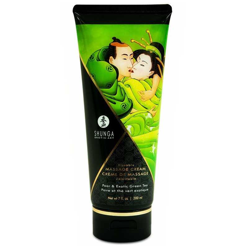 SHUNGA - BIRNE GRÜNER TEE MASSAGECREME 200 ML