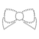 BIJOUX - MIMI BOW SILVER NIPPLE COVERS