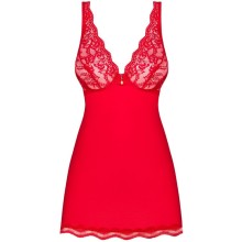 OBSESSIVE - BABYDOLL E PERIZOMA LUVAE ROSSO S/M