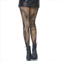 LEG AVENUE - STOCKINGS NET SNAKES BLACK