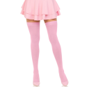 LEG AVENUE - CUISSES HAUTES EN NYLON ROSE