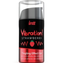 INTT - PUISSANT STIMULANT INTIME GEL VIBRANT LIQUIDE FRAISE 15 ML