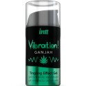 INTT - KRAFTVOLLES INTIMSTIMULIERENDES FLÜSSIGES VIBRATIONSGEL CANNABIS 15ML