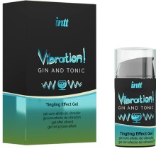 INTT - KRAFTVOLLES INTIMSTIMULIERENDES FLÜSSIGES VIBRATOR-GEL GIN TONIC 15 ml