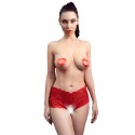 CHILIROSE - CR 4641 CALA SEM CROTCHLESS PRETA L/XL