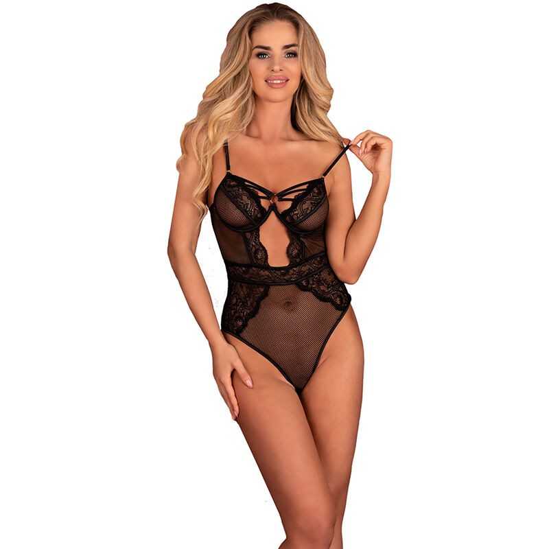 LIVCO CORSETTI FASHION - FINASAN LC 90632 BODY SCHWARZ L/XL