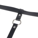 SUBBLIME - LEATHER CHAINLEG HARNESS BLACK ONE SIZE