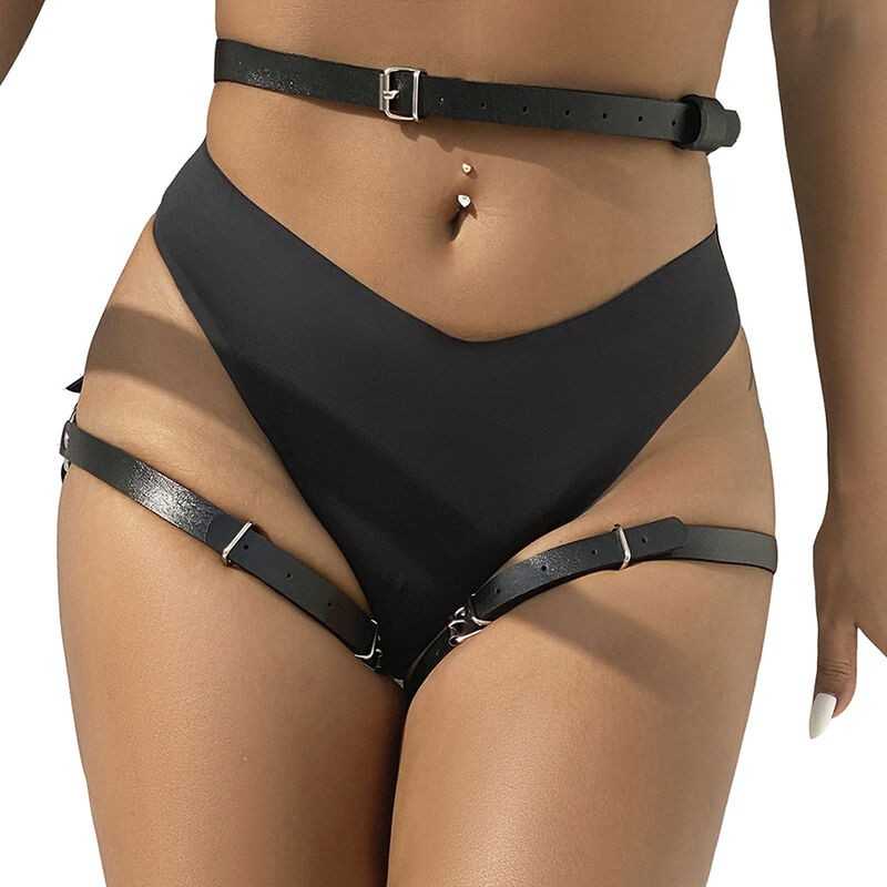 SUBBLIME - LEDER TAILLE UND BEIN HARNESS SCHWARZ EINE GRÖSSE SUBBLIME - LEDER TAILLE UND BEIN HARNESS SCHWARZ EINE GRÖSSE