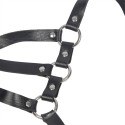 SUBBLIME - BODY HARNESS ADJUSTABLE STRAPS LEATHER BLACK ONE SIZE