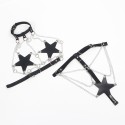 SUBBLIME - FULL BODY HARNESS WITH STAR CHAINDETAIL ONE SIZE