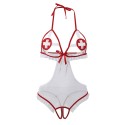 SUBBLIME - SEXY CROTCHLESS NURSE COSTUME L/XL