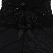 SUBBLIME - BABYDOLL TECIDO DE TULE COM RENDA E DETALHE FLOR