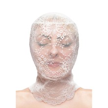 NS NOVELTIES - FETISH FASHION LACE HOOD WHITE