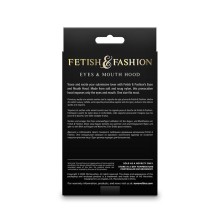 NS NOVELTIES - FETISH FASHION OCCHI E BOCCA CAPPUCCIO NYLON NERO