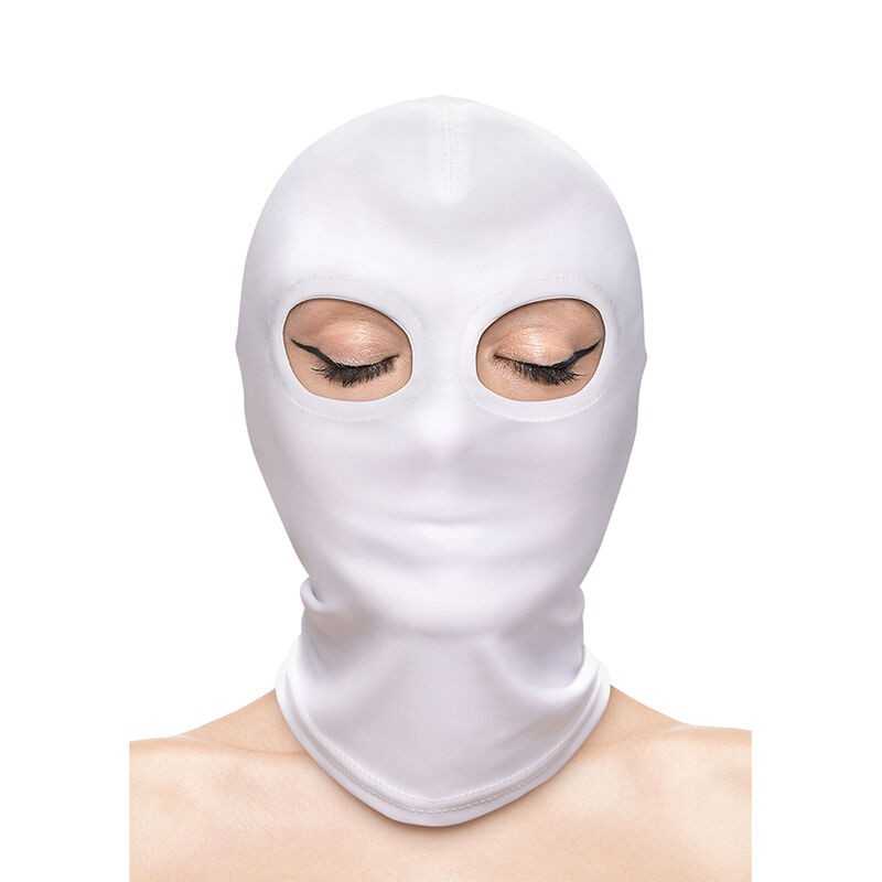 NS NOVELTIES - FETISH FASHION EYES HOOD NYLON WHITE