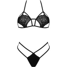 LIVCO CORSETTI FASHION - JIMENA LC 20216 BH + STRING SCHWARZ