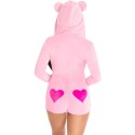 LEG AVENUE - BODY URSO DE VELUDO ROSA S