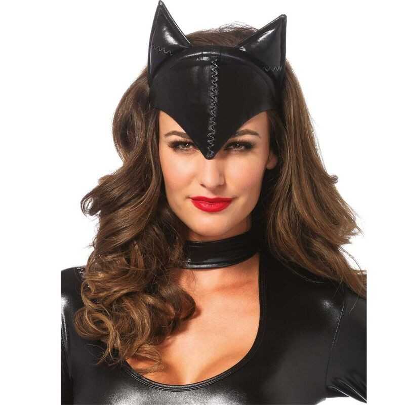 LEG AVENUE - CAT WOMAN MASK BLACK