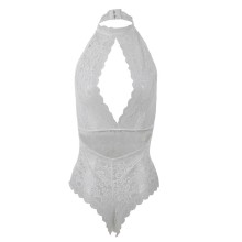 SUBBLIME - 953867 SPITZEN-BODYSUIT WEISS L/XL