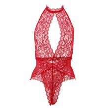 SUBBLIME - 953874 BODYSUIT MIT OFFENEN CUPS ROT S/M