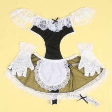 SUBBLIME - 954307 SEXY MAID COSTUME BLACK/WHITE S/M