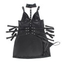 SUBBLIME - 954413 BONDAGE-BODY AUS LEDER SCHWARZ L/XL