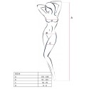 PASSION - WOMAN BS014 BODYSTOCKING BIANCO TAGLIA UNICA