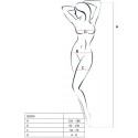 PASSION - WOMAN BS024 BODYSTOCKING BIANCO TAGLIA UNICA