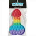 KHEPER GAMES - GIOCATTOLO ANTISTRESS PENE POP-IT MULTICOLORE