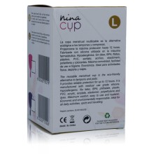 NINA KIKÍ - COUPE MENSTRUELLE ROSE - TAILLE L