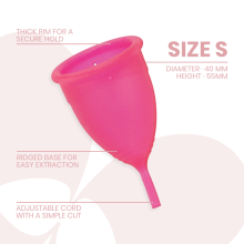 INTIMICHIC - COUPE MENSTRUELLE EN SILICONE MÉDICALE - TAILLE S