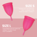 INTIMICHIC - MENSTRUAL CUP MEDIZINISCHES SILIKON - GRÖSSE S