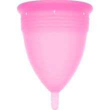 STERCUP - COUPE MENSTRUELLE EN SILICONE FDA ROSE - TAILLE L