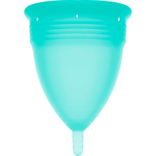 STERCUP - COUPE MENSTRUELLE EN SILICONE FDA AIGUE-MARINE - TAILLE L