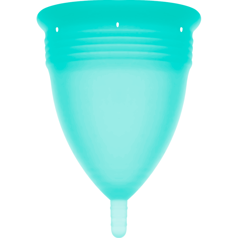 STERCUP - COUPE MENSTRUELLE EN SILICONE FDA AIGUE-MARINE - TAILLE L