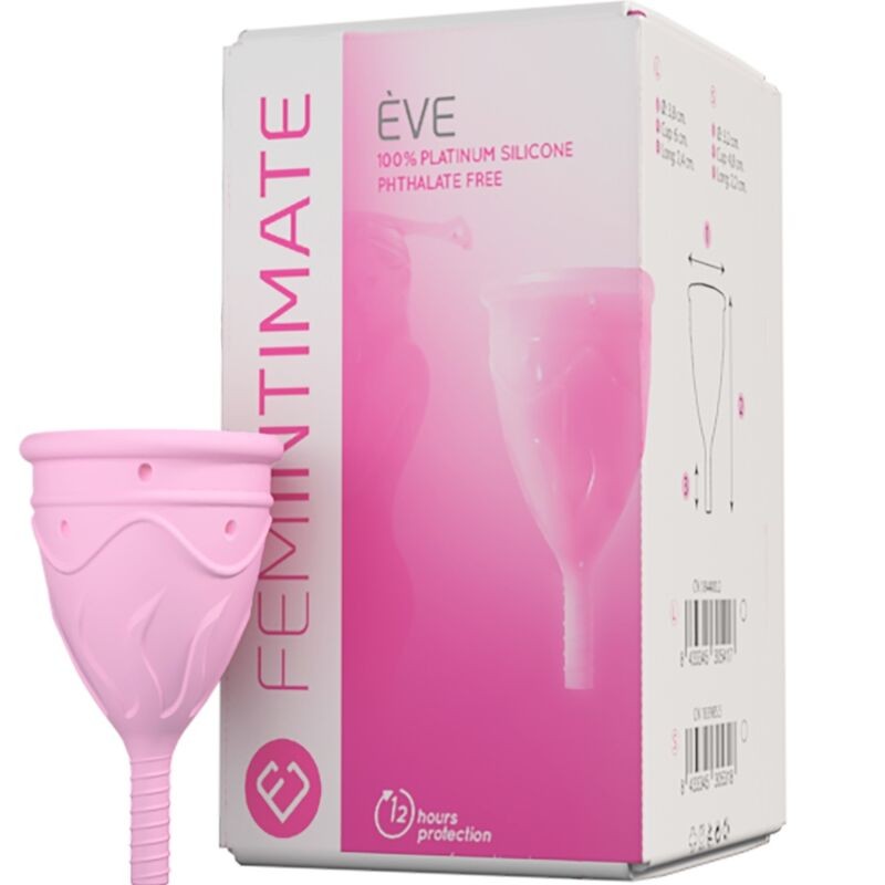 FEMINTIMATE - COPO MENSTRUAL DE SILICONE EVE - TAMANHO L