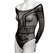 CALEXOTICS - SCANDAL SHOULDER BODY SUIT ONE SIZE