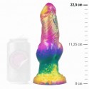 EPIC - IRIS DILDO COM TESTÍCULOS DE PRAZER ARCO-ÍRIS