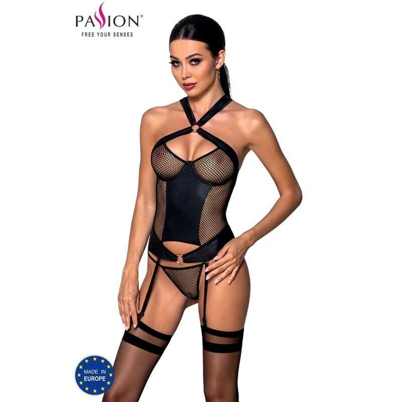 PASSION - AMANDA CORSET COURO ECOLÓGICO L/XL PASSION - AMANDA CORSET COURO ECOLÓGICO L/XL