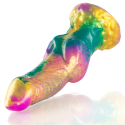 EPIC - IRIS DILDO COM TESTÍCULOS DE PRAZER ARCO-ÍRIS