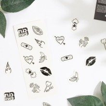 SECRET PLAY - SET MIT 10 TEMPORREN TATTOOS AUS DER CANDY COLLECTION